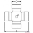 Kardánkereszt 30,2x 92,2
