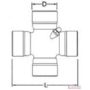 Kardánkereszt 30,17x106,3