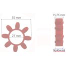 Szervókormány szivattyú meghajtó rugalmas betét