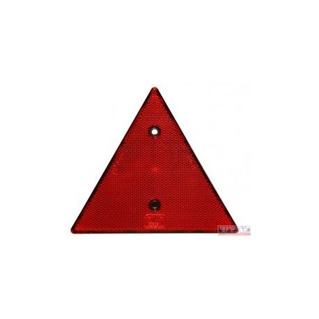Prizma piros  háromszög (2 furatos rögzítéssel)