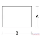 Prizma piros 48x105 öntapadós