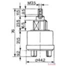 CNH TLT vezérlőgomb (06350660, 81869844, 02050527)