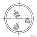 CNH TLT vezérlőgomb (06350660, 81869844, 02050527)