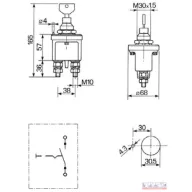   Áramtalanító kapcsoló 12/24V 250A kivehető kulccsal Cobo