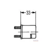 Rendszám megvilágító lámpa  83x31mm Hella