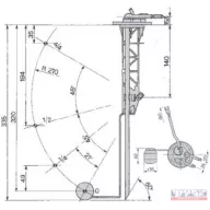 CNH üzemanyagszint jeladó (44905545) Cobo