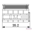 Billenő kapcsoló csatlakozó 10 vezetékes