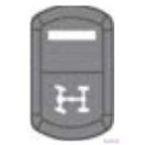 Billenő kapcsoló szimbólum gomb (első differenciálzár)