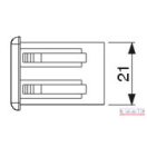 Billenő kapcsoló tartó tokfedél