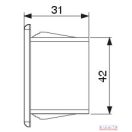 Billenő kapcsoló tartó tokfedél