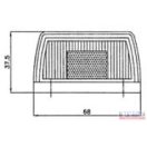 Rendszám megvilágító lámpa, 4db Leddel, 68x38