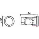 Szivargyújtó aljzat  fedeles 180W