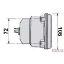 John Deere fényszóró beépíthető 106x167
