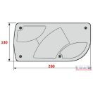 Hátsó lámpabúra COBO jobb oldali