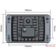 Fényszóró beépíthető 168x107x82 LED-es