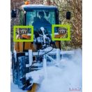 Fényszóró 200x142x96 LED-es dinamikus irányjelzővel