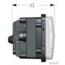 Fényszóró beépíthető 155x 92x82 LED-es oldalsó felfogatással