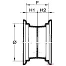 Keréktárcsa (Felni)  2.50x8" DN-58