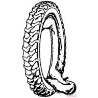 Gumiköpeny  4.50-19 (tömlővel)