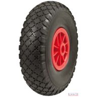   Pneumatikus kerék, műanyag keréktárcsával 3.00x4" DN-20