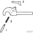 Feszítő lakat fej DN-60, M30x3 horgos