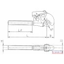 Feszítő lakat fej DN-60, M40x3 horgos