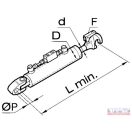 Munkahenger hidraulikus, 3. pont  90x700