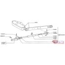 CNH Alsó függesztőkar oldalstabilizátor csapszeg (5121861)