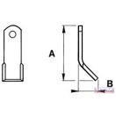 Szárzúzó Y-kés 60x10x205xDN-25,5