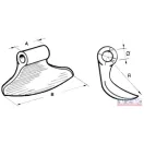 Szárzúzó kalapács 150x60xDN-20,5 ívelt