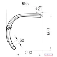 Kombinátor Grubber rugólap  55x20 Bianchi