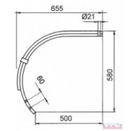 Kombinátor Grubber rugólap  55x20 Bianchi