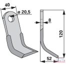 Szárzúzó Y-kés 40x 8x120xDN-20,5