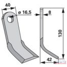 Szárzúzó Y-kés 40x 8x130xDN-16,5