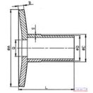 Tárcsa távtartó fél 135x193x31