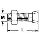 Ekecsavar 14x35 kúpos 12.9