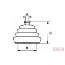 Porvédő gumi 10x65x50