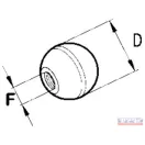 Hidraulika kar gomb M 8-DN30