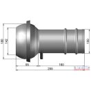 Öntözőrendszer csatlakozó DN-150 golyós