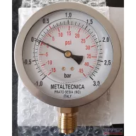 Manométer (-1/+3 bar) 1/2" DN-100