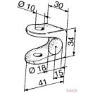 Pótkocsi oldalsó villa DN-10