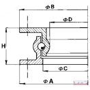Pótkocsi forgózsámoly 200x295x55, 0,5to