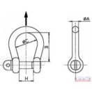 Emelő kengyel  M12 (Omega)