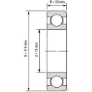 6014 2RS (70x110x20) csapágy