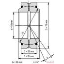 GE 50  ES 2RS (50x75x28/35) csapágy