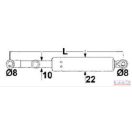 Ablakteleszkóp 500mm 960Nm