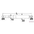 Ablakteleszkóp 430mm 985Nm