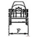 Rönkfogó kar hidraulikus 1200kg, 1120mm