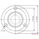 Csapágyház PF-62 (PF-206)