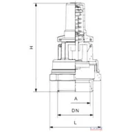Vákuumszelep 1.1/2" (6/4") RIV